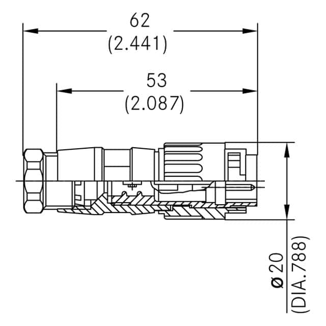T 3439 502 Amphenol Tuchel Industrial  Assemblages de connecteurs circulaires
